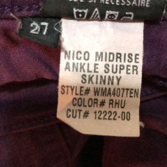 HUDSON Mulberry Nico Midrise Ankle Skinny Jeans - Picture 7 of 8